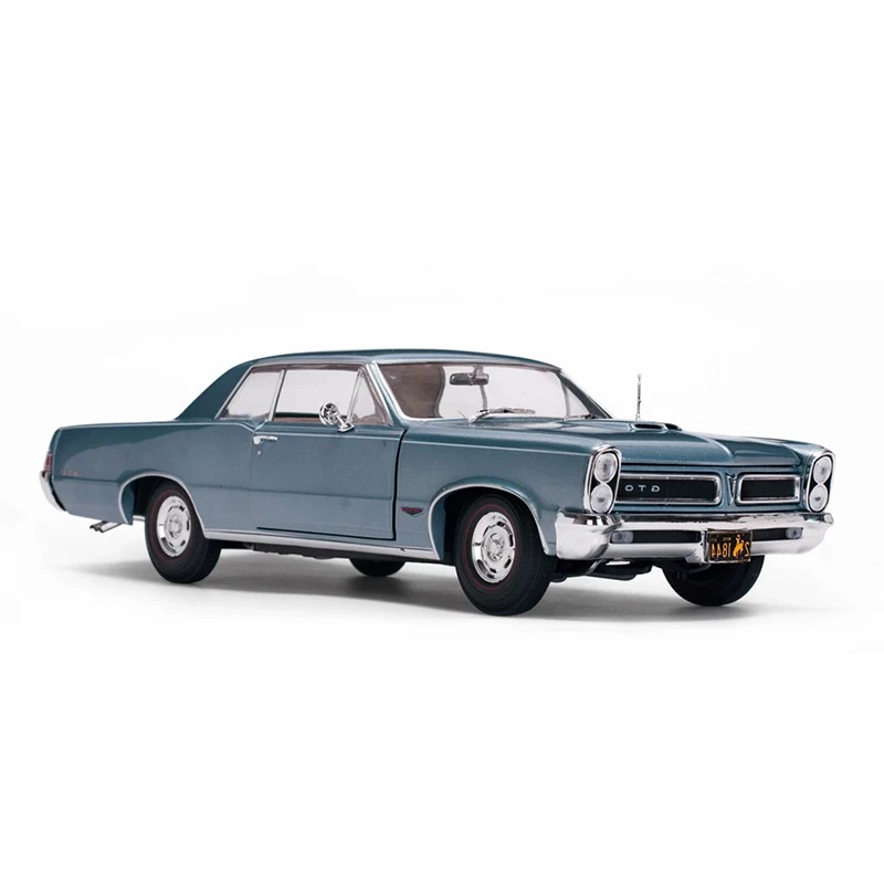 B-M Diecast Alloy 1:18 Scale 1964 1965 Pontiac GTO Car Model Metal Die-Cast & Toy Adult Fans Collectible Gift Souvenir