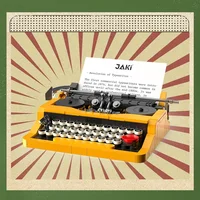 DIY Retro Electrical Appliances Furniture TV Computer Tape Walkman Play Game Consoles Radio Building Blocks Model Brick Set Toys 5