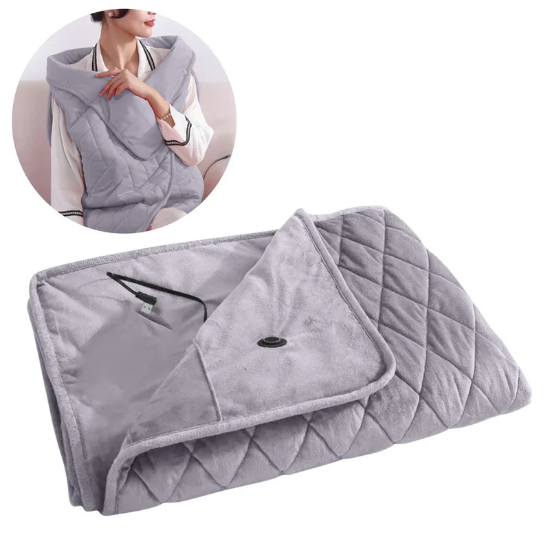 5VUSBLargeElectricBlanketPoweredByPowerBankWinterBedWarmer