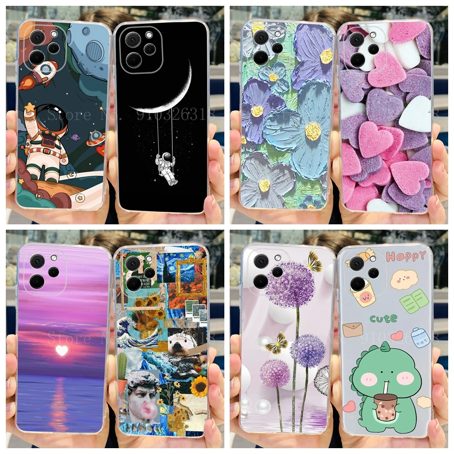 For Huawei Nova Y61 Case Colorful Painted Cover Soft Slim Phone Cases