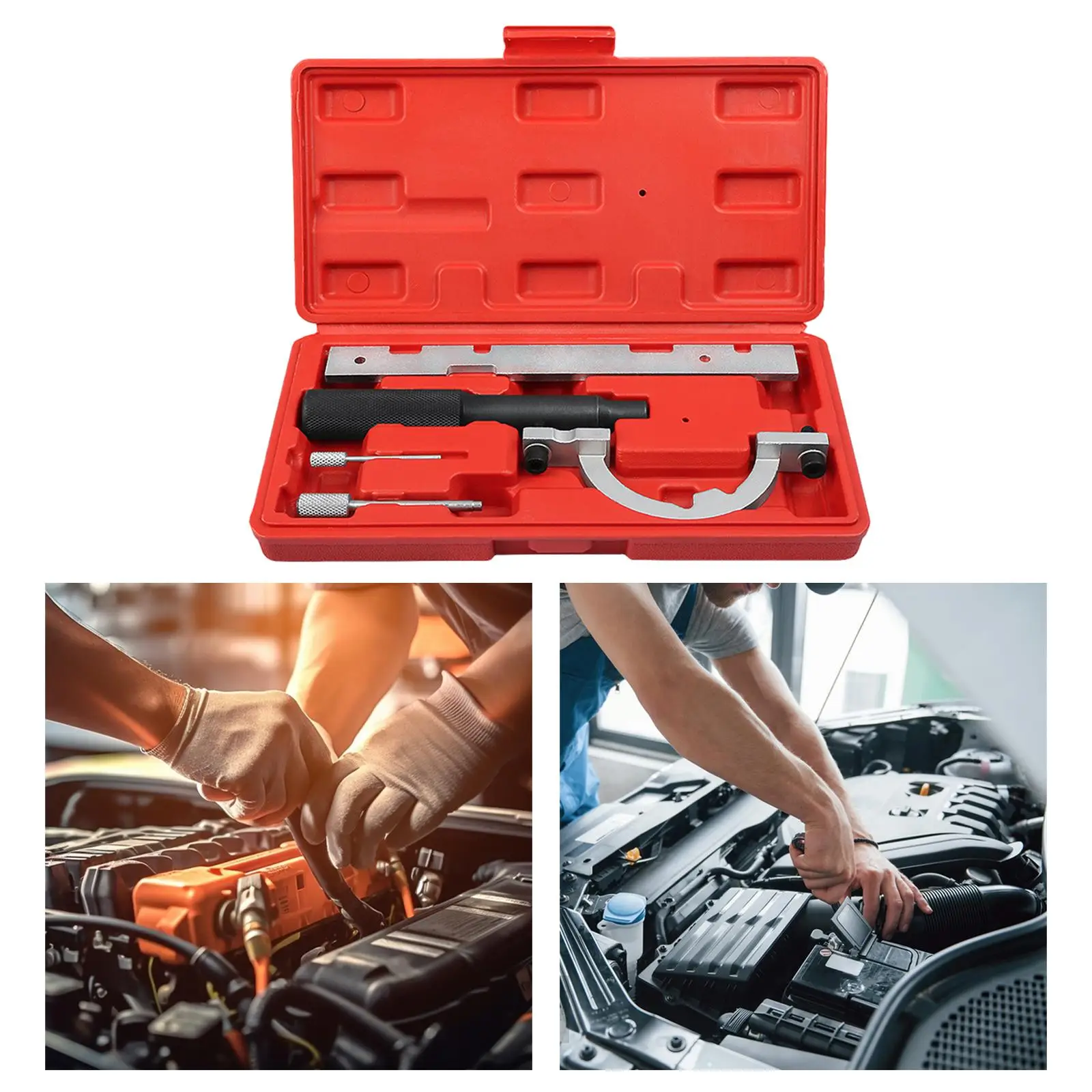 

Engine Locking Timing Tool Kits Manual Tool Wear Resistant Easy Carrying Camshaft Engine Timing Locking Tool for Car Parts