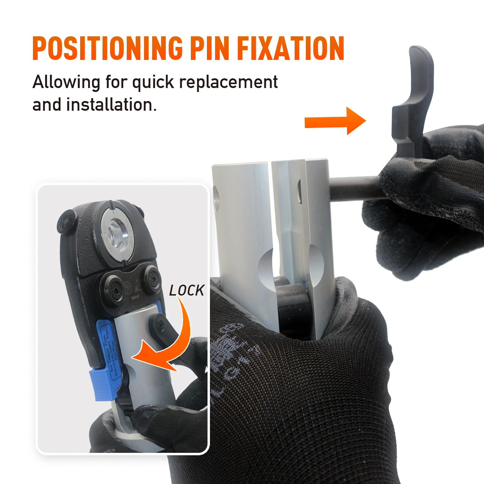 Hydraulic Copper Pipe Press Tool HT-1950 ProPress Copper Fitting Pipe Reparing Tool Pex Clamping with U, TH, M, V dies hydraulic crimping tool hydraulic pipe crimping tools pex pipe crimping tools