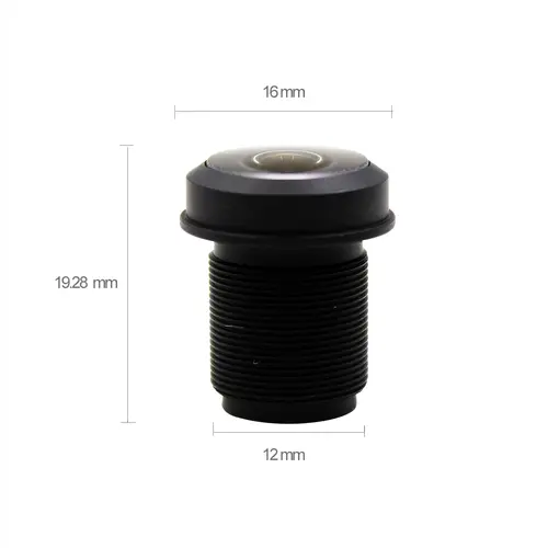 Witrue  1.44mm Lens 5.0 MegaPixel Wide-angle 180 Degree MTV M12 X 0.5 Mount Infrared Night Vision Fisheye Lenes For CCTV Camera - Image 4