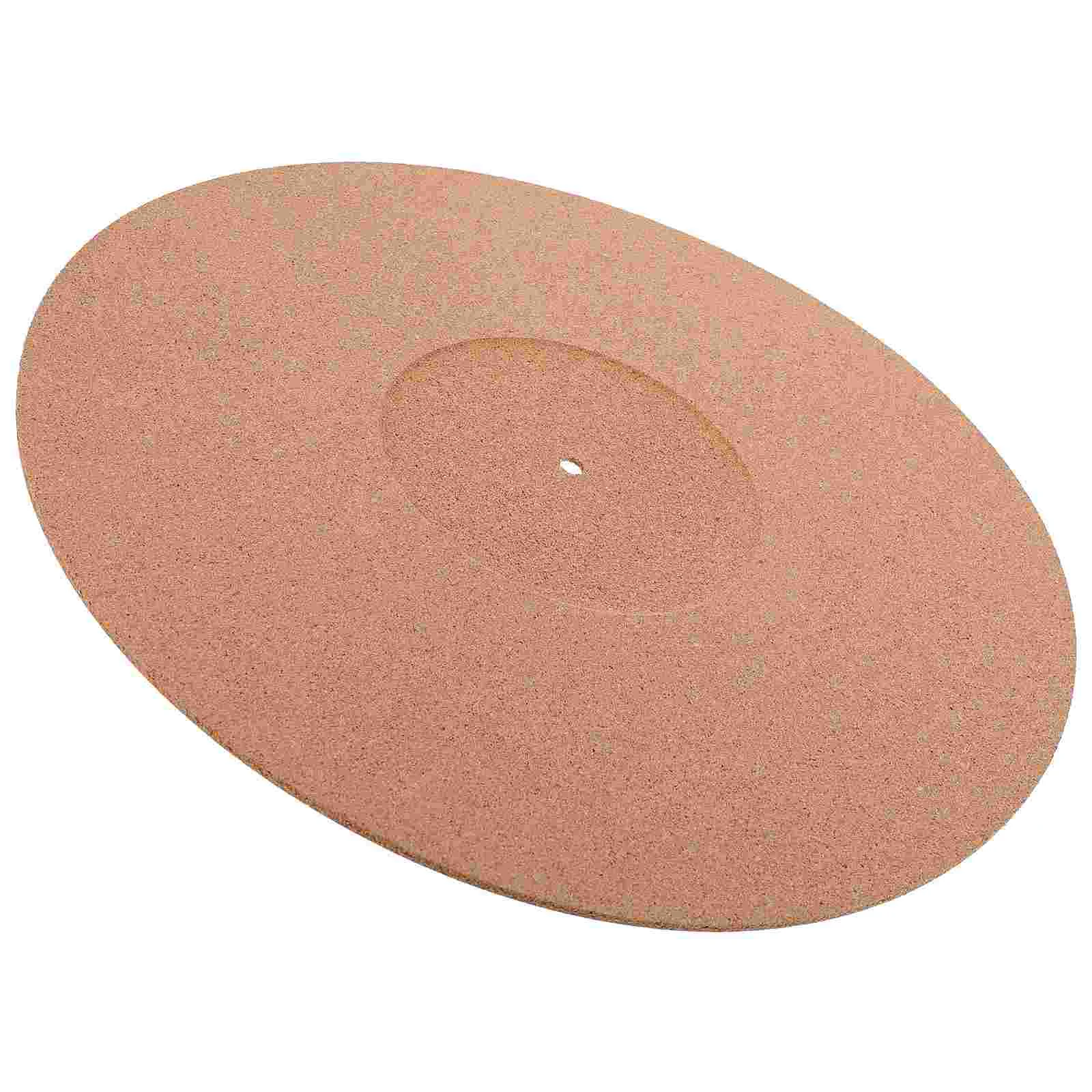 Portable Cork Turntable Mat Vinyl Recorder Protective Pad Anti Static Platter Slipmat Record Player Accessories Dj Equipment