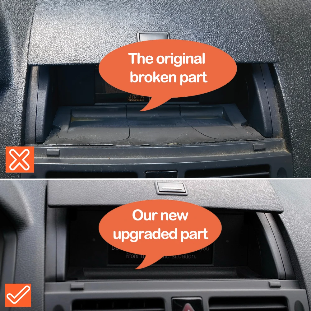 Car interior trim Dashboard Display Screen Tray Cushion Cover Trim Replacement For Mercedes Benz C Class W204 C180 C200 C220 C250 C300 2007-2010