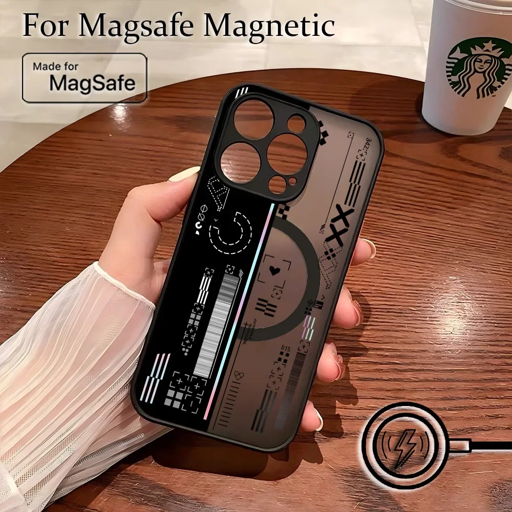 Matte Magnetic Back Cover - Stylish Clear GO Phone Case