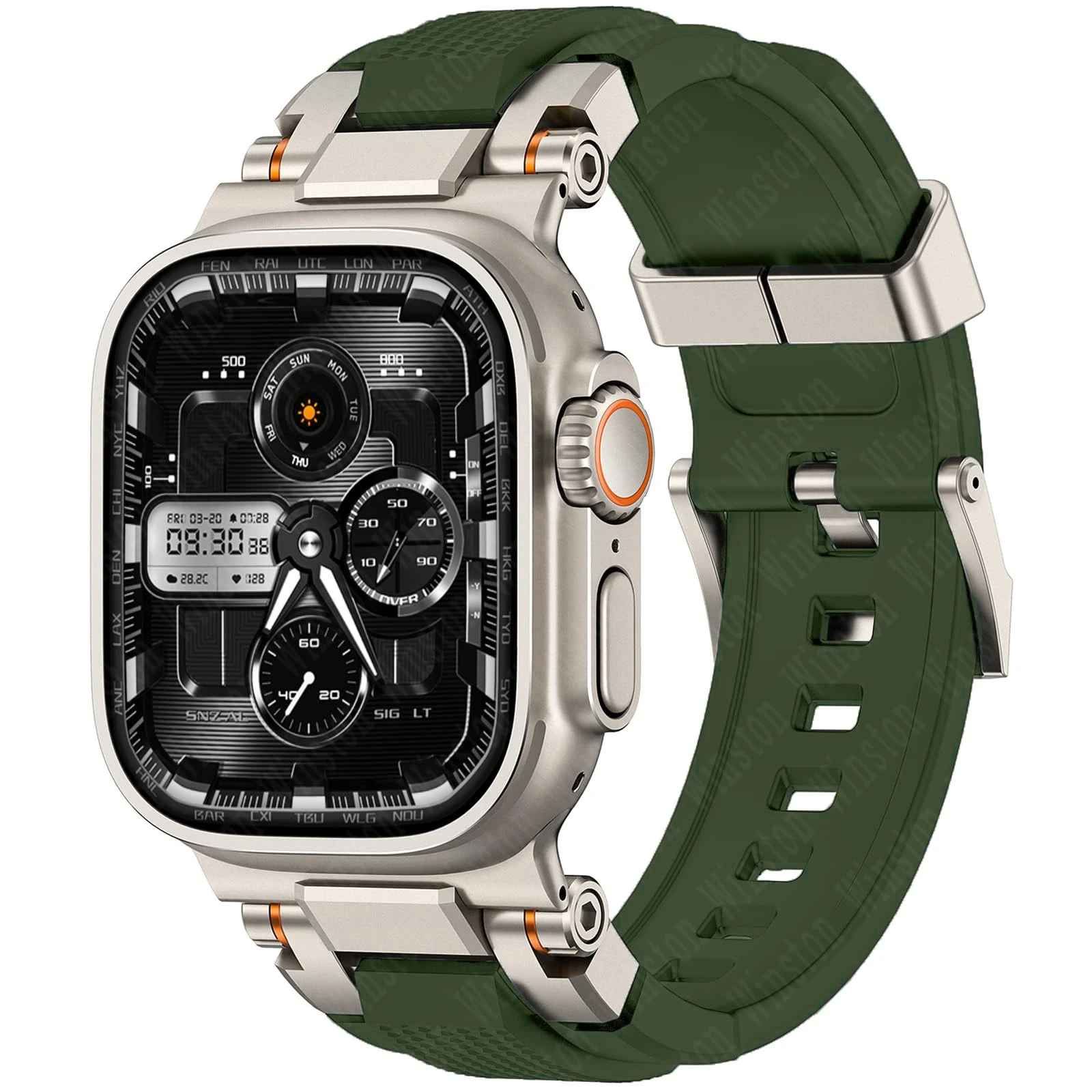 Men's Premium Silicone Sport Strap