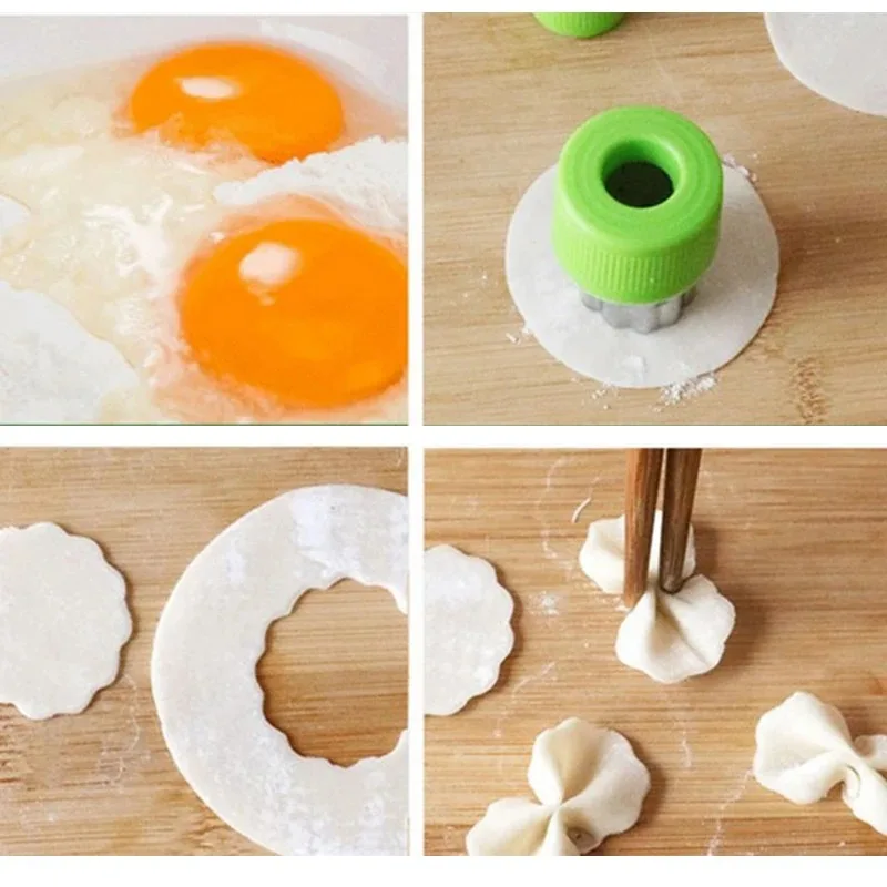 8pcs/set Stainless Steel Flower Shape Rice Vegetable Fruit Cutter Mold Slicer Cake Cookies Cutting Shape Cake Baking Tools