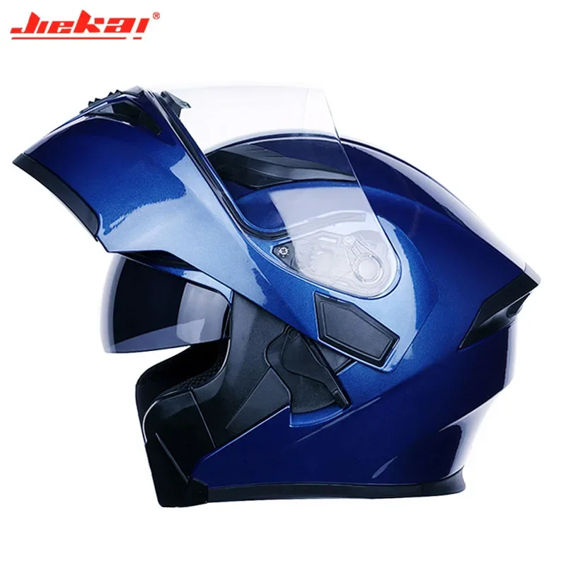JIEKAI JK902 Flip Up Motorcycle Helmet,double Lens Motorbike MOTO