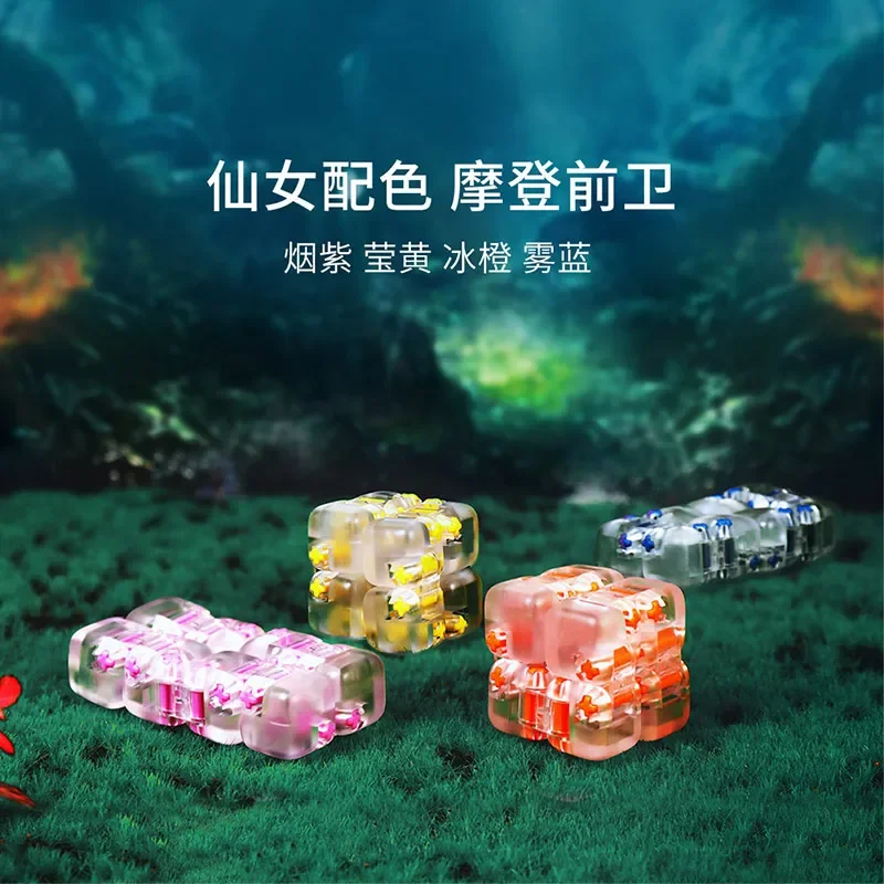 Youpin ONEBOT Fingertip Building Blocks Infinite Rubik Cube Sign Decompression Puzzle Splicing Toy Student Bracelet smart finger toys