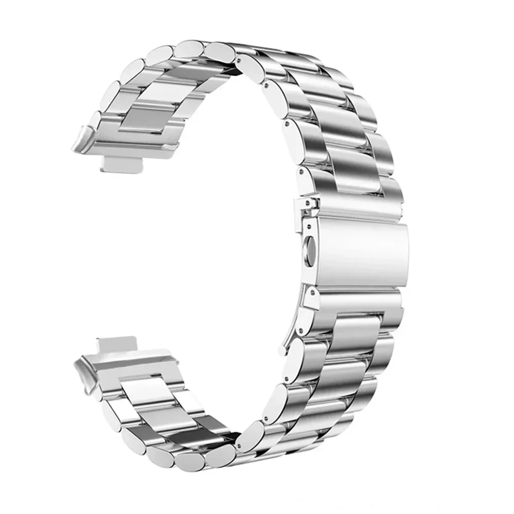 Stainless Steel Smartwatch Band - Elegant Link Bracelet Strap