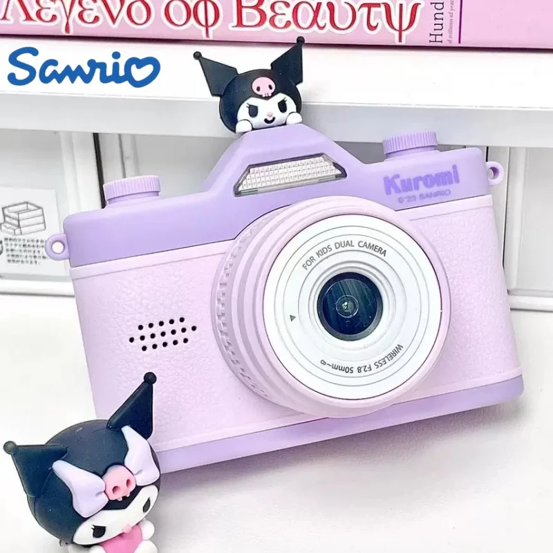 

Hello Kitty Sanrio Kuromi Child Long Shoot Camera Toy Can Take Pictures Video High Pixel Cinnamoroll Digital Camera Toys Gift