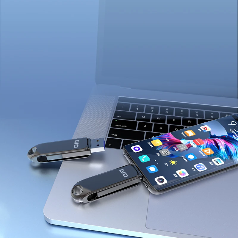 DM 솔리드 플래시 드라이브, 듀얼 포트 C 타입, FS530 전송 속도, 최대 500 MB/S, 128GB, 256GB, 512GB