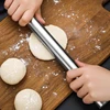 Stainless Steel Rolling Pin Dough Baking Pizza Noodles Biscuits Dumplings Making Tools Kitchen Baking Multifunctional Utensils