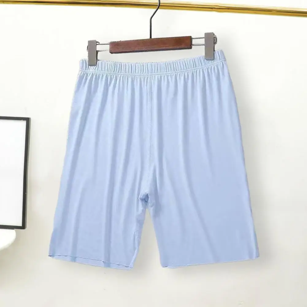 

Breathable Men Shorts Soft Breathable Men's Knee-length Pajama Shorts Comfortable Stretchy Homewear Pants for Men Men Pajama