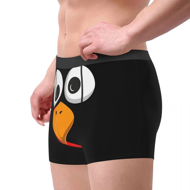 Turkey Face Crazy Eyes Funny Eyes Design Underpants Cotton Panties