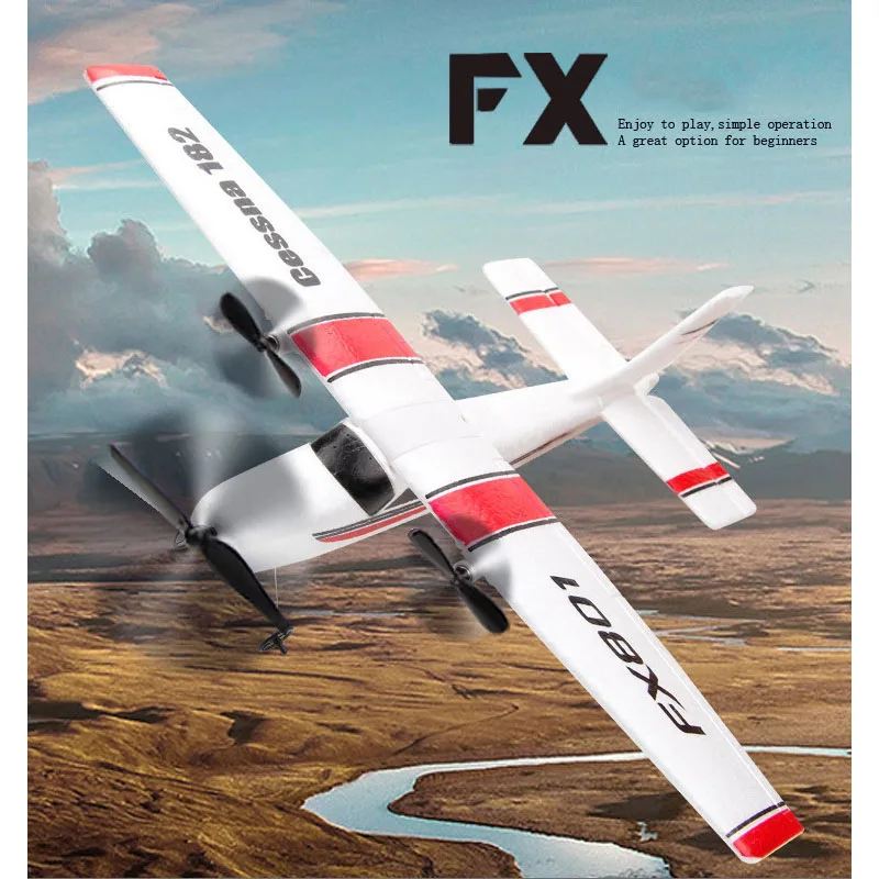 Cessna 182 고정 날개 RC 폼 비행기 모델, 비행기 장난감 글라이더