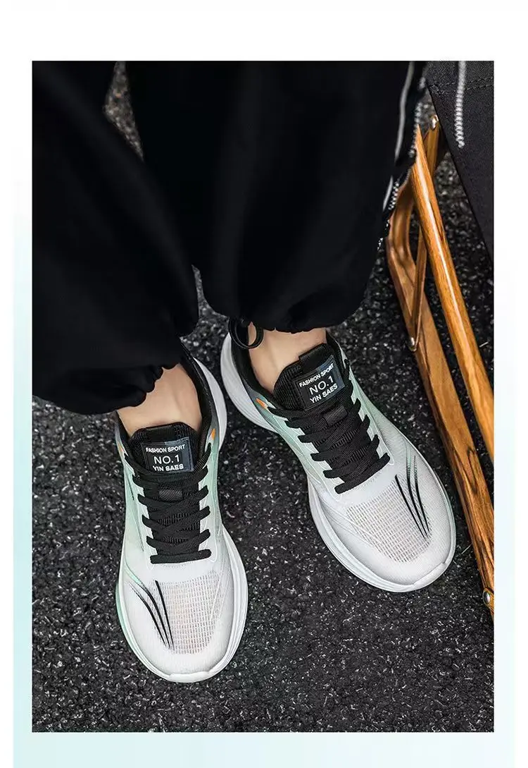 Men’s breathable mesh casual running shoes for summer sports and daily wear 02