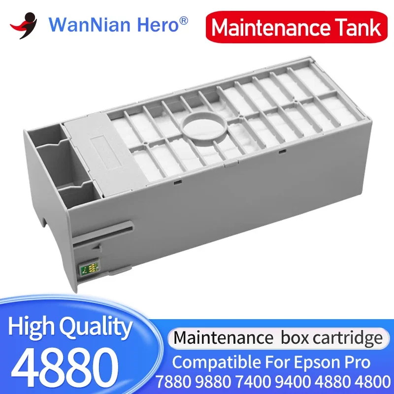 EPSON 프로 7600 9600 7800 9800 7880, 유지 보수 상자, 폐탱크 잉크, 4450 4400 4000, 9880, 7400, 9400, 7450, 9450, 4800, 1-3 개, 4880