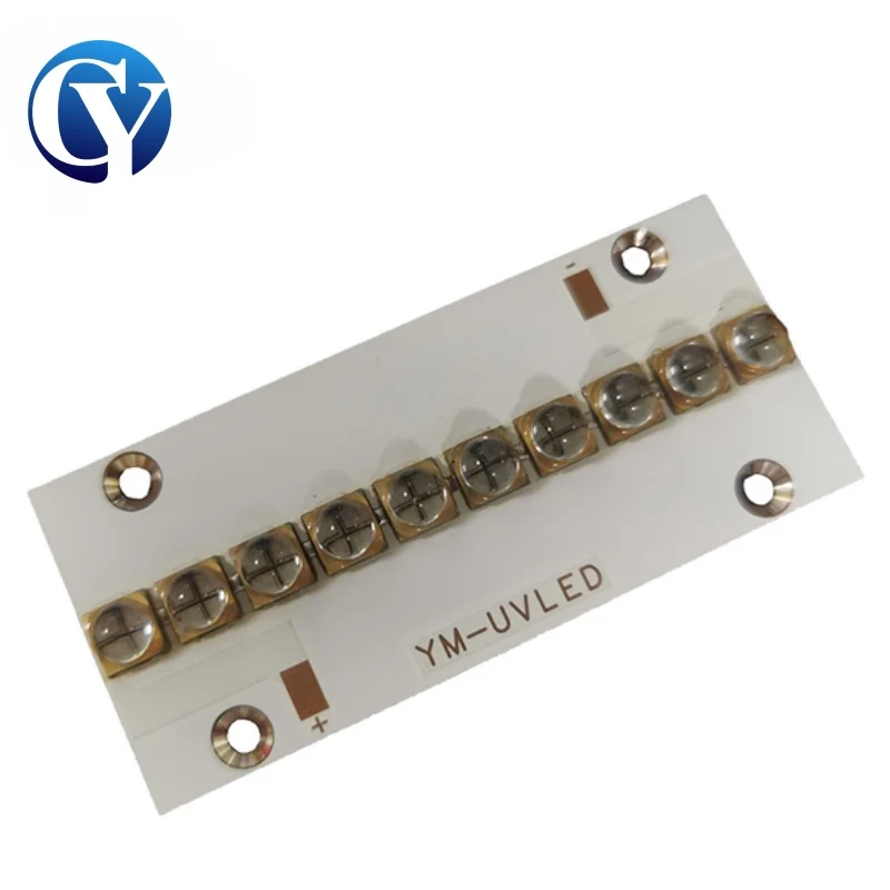 100W UV LED 경화 램프 3535 365nm 385nm 395nm 405nm 프린터용 UV 램프 3D 프린팅 잉크 접착제 경화