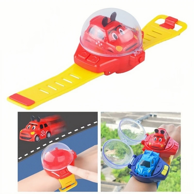 2.4G Kids Cartoon Watch Remote Control Car Toy