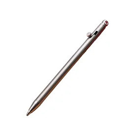 Compact Titanium EDC Outdoor Signature Pen (Silver)
