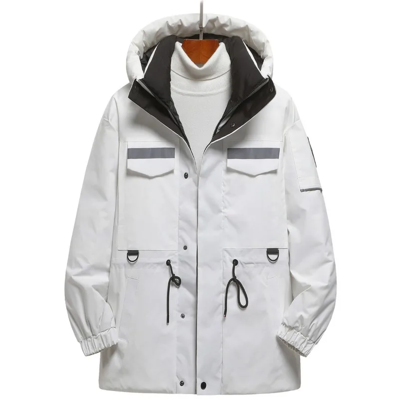 2023 New Women Down Jacket Winter Coat Female Short Parkas Slim Fit Thick Warm Outwear Hooded Leisure Time Versatile Overcoat