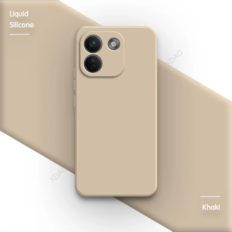 Premium Liquid Silicone Soft Back Phone Case - Simple and Elegant Design