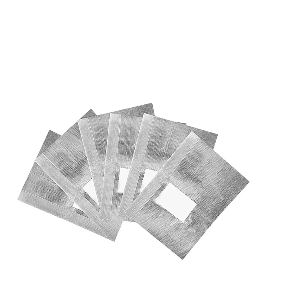 Nail Polish Remover Wraps 50/100pcs Aluminium Nail Foil Polish Remover Acetone UV Gel Cleaner