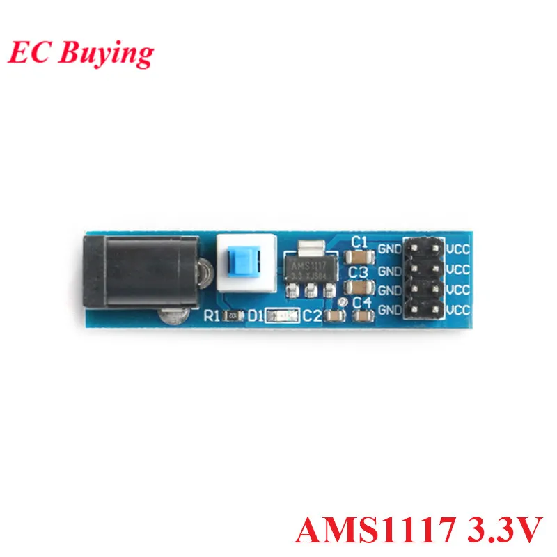 10 Stück/1 Stück LM1117 AMS1117 4,5–7 V auf 1,2 V 1,5 V 1,8 V 2,5 V 3,3 V 5 V DC-DC ADJ einstellbares Step-Down-Buck-Leistungsmodul DC-Klinkenschalter – Detail 4