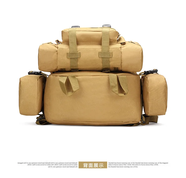 55L 4-in-1-Kombinationstasche, großer Rucksack, Molle-Pack, Jagd, taktische Umhängetasche, Kombination aus kleinem Beutel – Detail 10