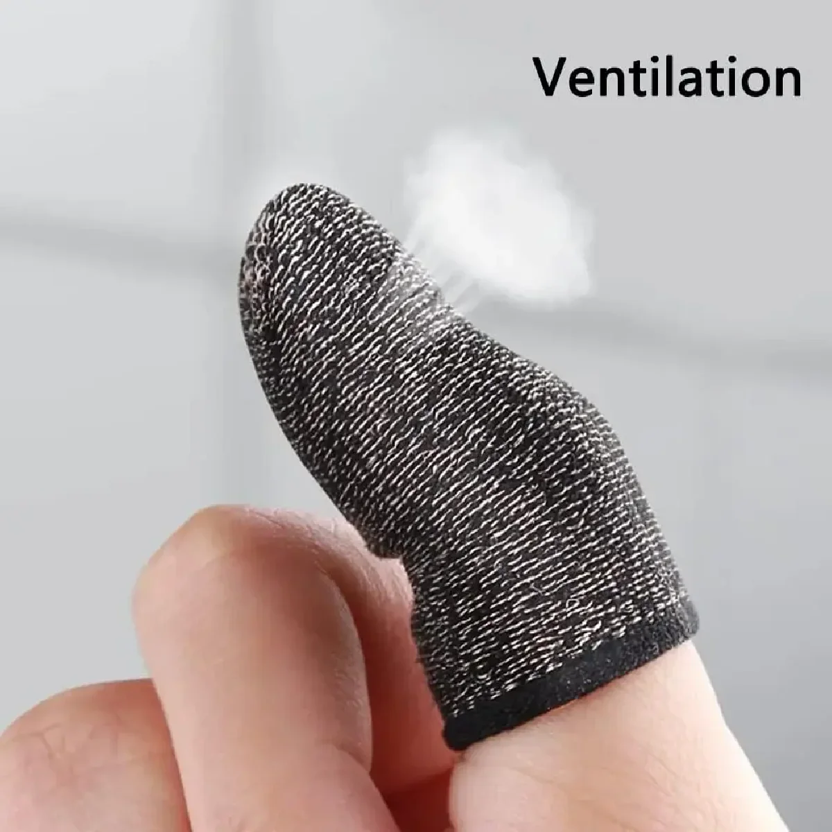 Gaming Finger Sleeves Finger Sweat Proof Waterproof Thumbs 12Pcs