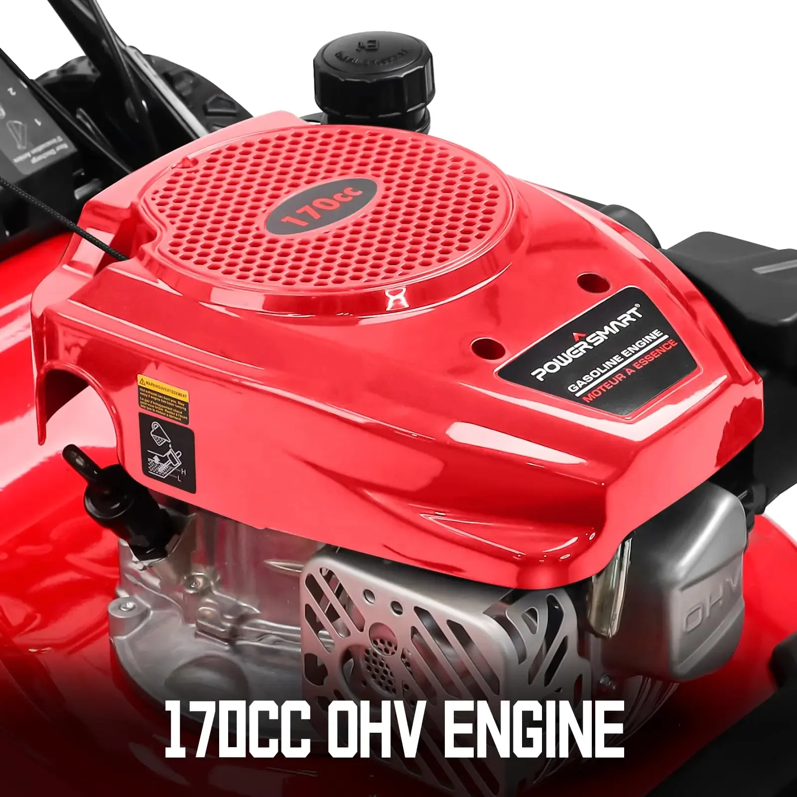 Self-Propelled Gas Lawn Mower 22" with 170cc OHV Engine 3