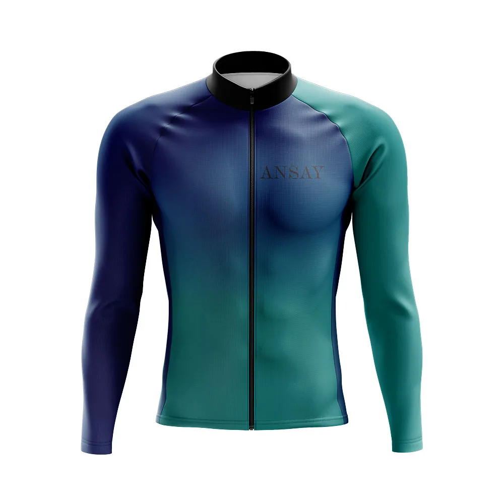 겨울 사이클링 재킷 남성용 긴 소매 열 플리스 저지 Chaqueta Ciclismo Hombre 바이커 재킷 전문 자전거 탑