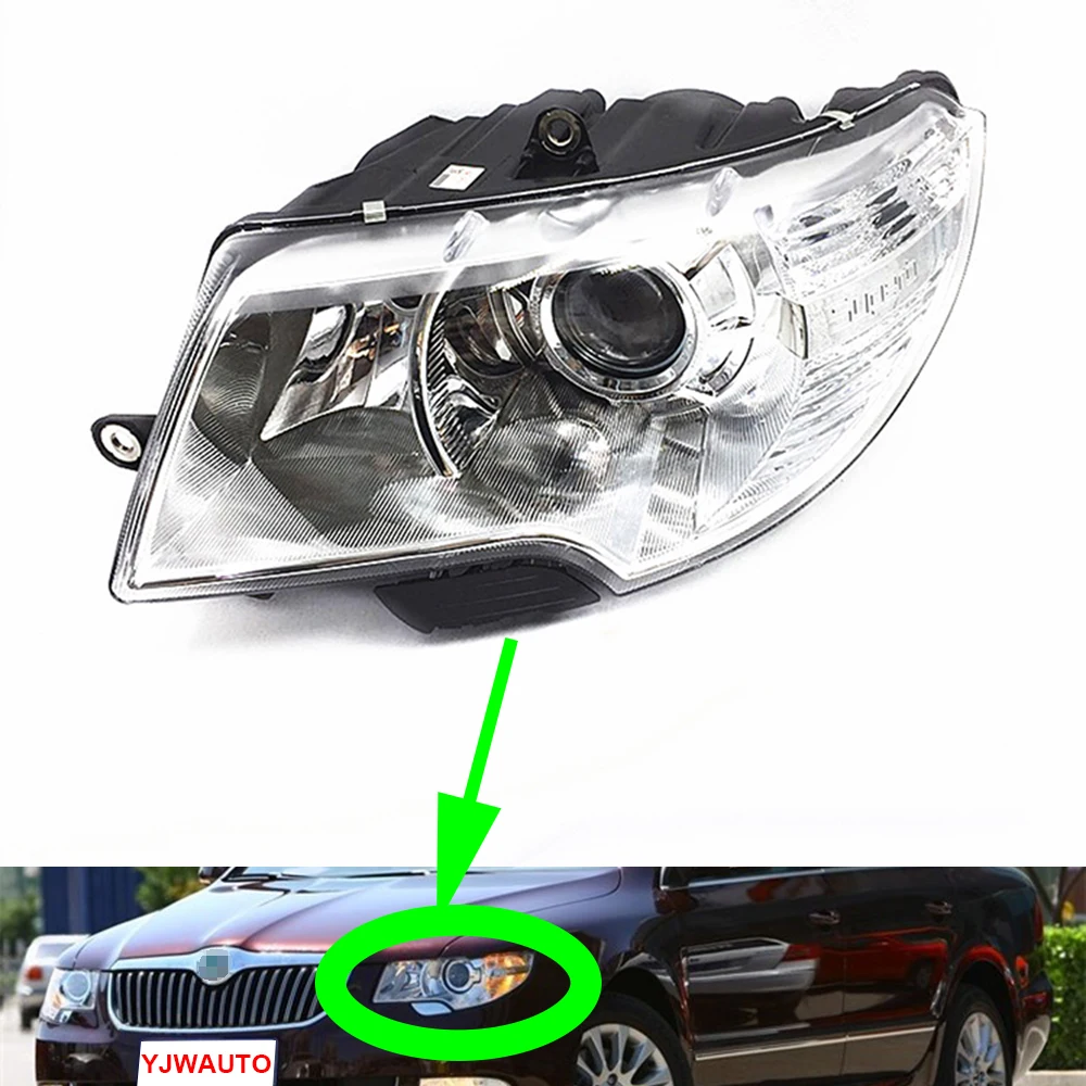 HeadlightAssemblyForSkodaSuperb20092013CarHeadlightAssembly