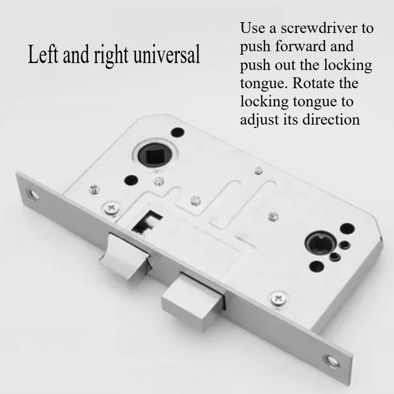 Fire Resistant Door Lock Universal Stainless Steel Lock Complete Set Of Fire Safety Channel Door Core Escape Sliding Door Lock