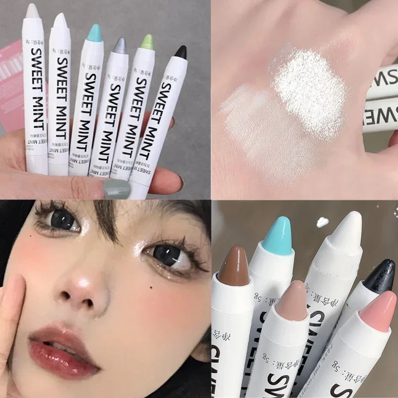 

Blue Champagne Gold Eyeshadow Highlighter Pen Waterproof Pearlescent Matte Glitter Eyeliner Lying Silkworm Eyes Makeup Cosmetics