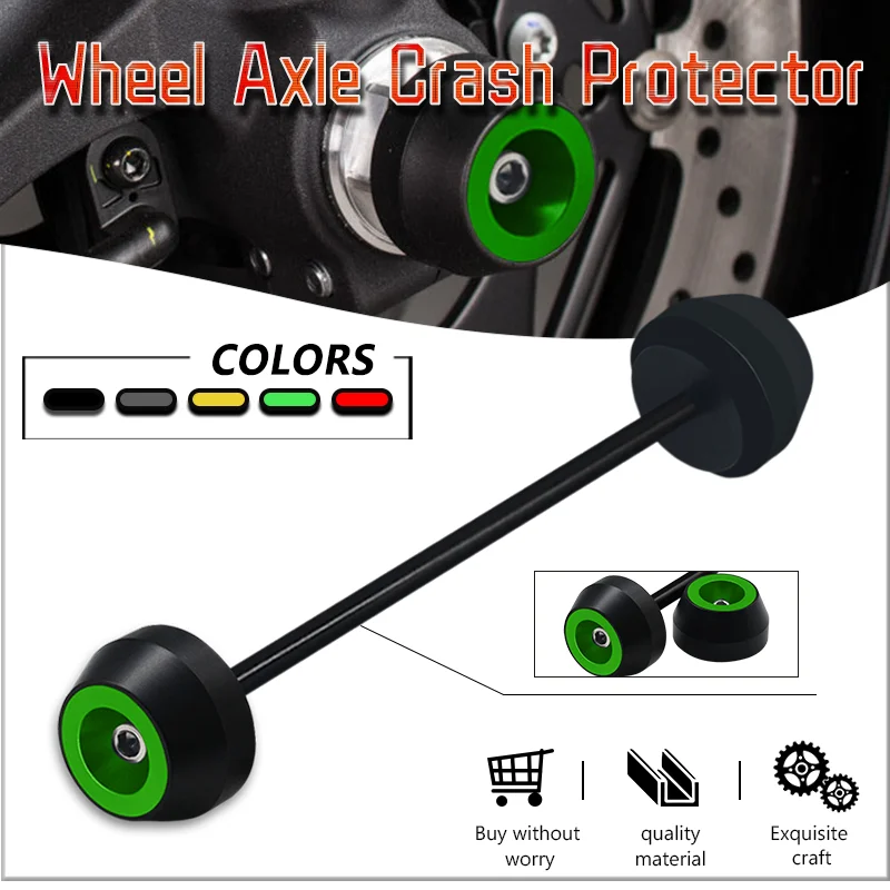 

Motorcycle Front Axle Fork Wheel Protector Crash Slider Cap For Versys X-250 VERSYS X-300 versys X300 versys X250 2013-2024