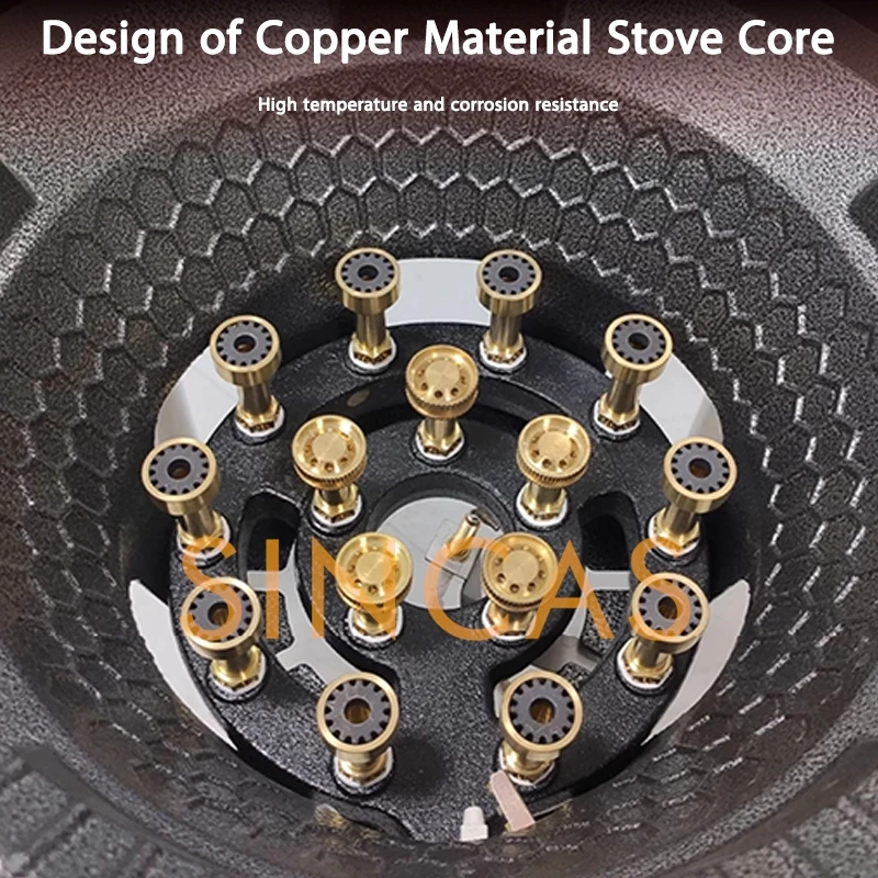 Fierce Fire Stove Commercial Low Pressure Gas Stove Restaurant Liquefied Gas Stove Stir Fry Stove with Flameout Protection 3