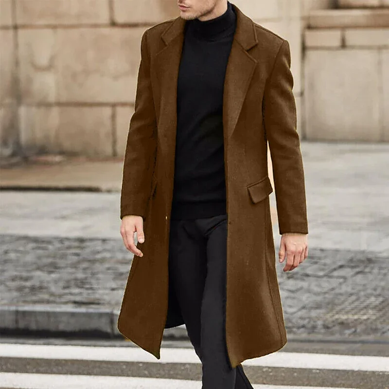 Warmth Coat Waterproof Windbreaker Jacket Winter Men Long Coat Casual Fashion Jackets Man Parkas Luxury Outerwear Overcoat Business Windbreaker Streetwear Male Clothes