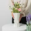 Northern Europe Highend Ceramic Flower Arrangement Device Creative Bow Vase Living Room Bedroom Dining Table Home Decoration 1Pc 1