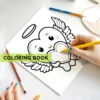 Halloween Adult Picture Book Sweet Love Coloring Book For Adults And Teens Featuring Adorable Creepy Creatures Halloween Gifts 5