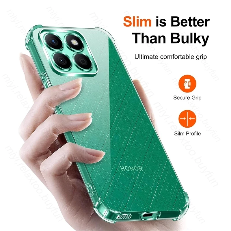 Ultra-Thin Shockproof Transparent Case with Enhanced Camera Protection
