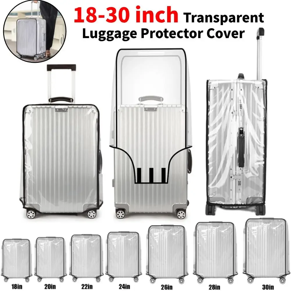 

Cover Cover Protector 18-30inch Cover Waterproof Cover Suitcase Suitcase Rolling Protector Luggage Dustproof Transparent Luggage