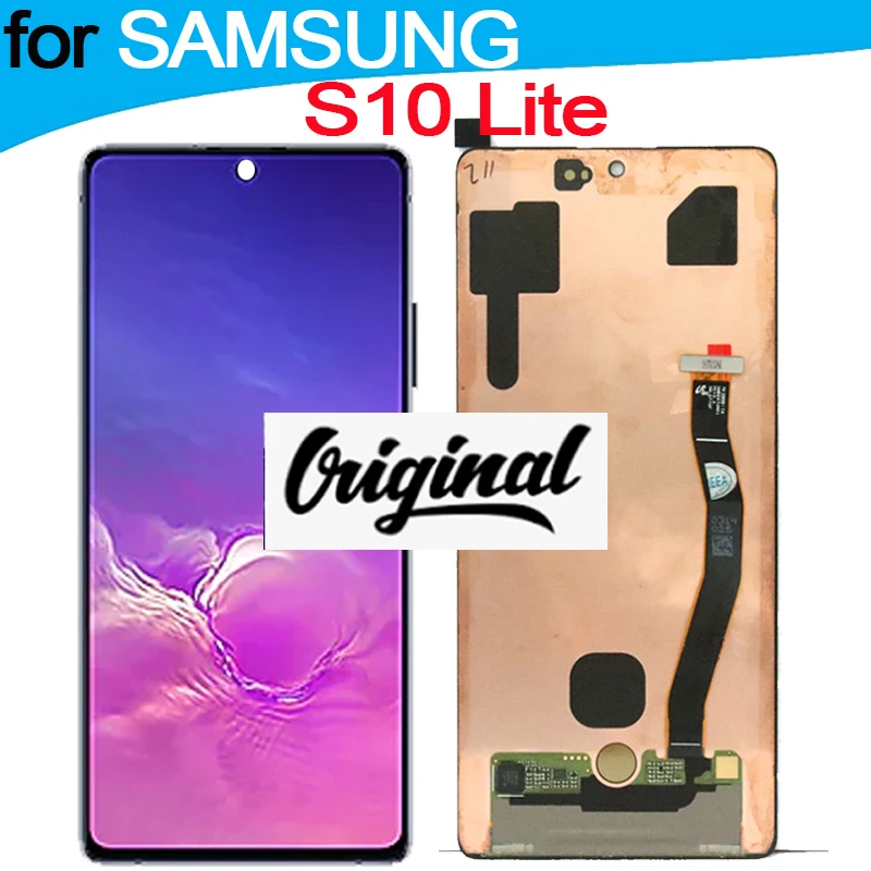 100 Original 6.7'' Lcd Replacement For Samsung Galaxy S10 Lite Touch