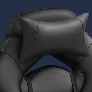 Ergonomische gamingstoel Bureaustoel met telescopische voetensteun Verstelbare hoofdsteun Lendensteun Maximale belasting