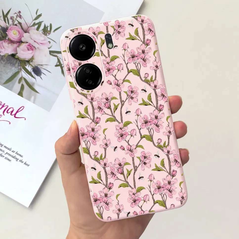 For Xiaomi POCO C65 Case Cute Cartoon Cat Painted TPU Silicone Back Cover For Xioami POCO C65 POCOC65 C 65 6.74 Phone Case Funda