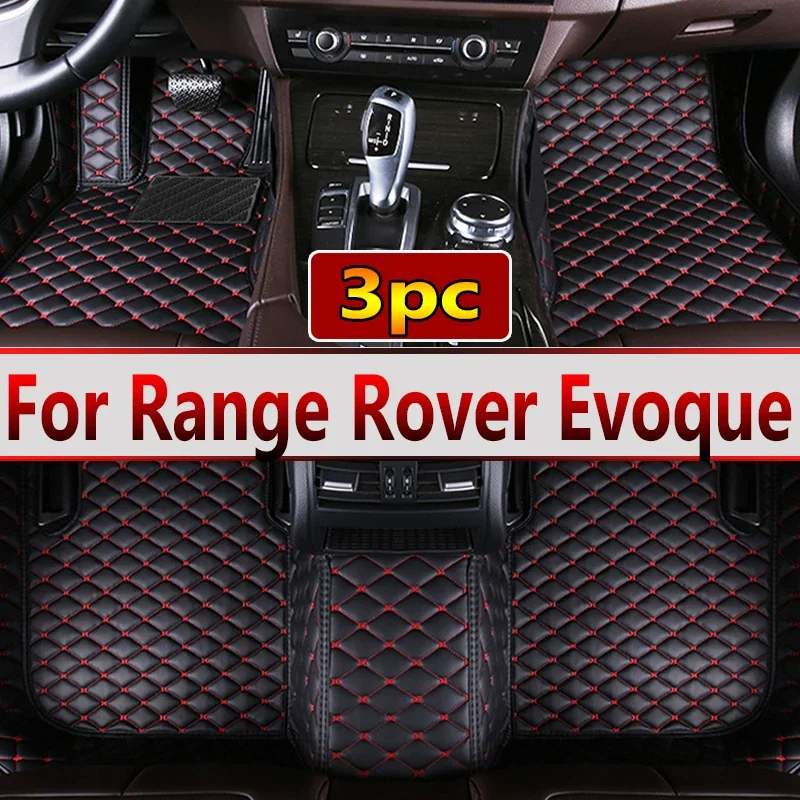 

Автомобильные коврики LHD для Range Rover Evoque 2018 2017 2016 2015, автомобильные аксессуары, кожаные коврики на заказ, водонепроницаемые для Land Rover
