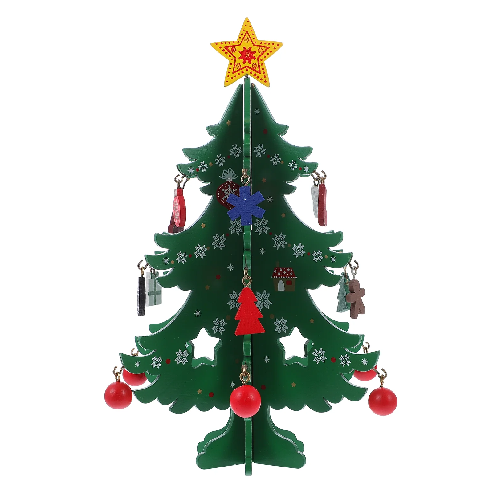 

Decorative 3D Xmas Tree Model Mini Xmas Model Christmas Party Decor Tree Christmas Decoration Christmas Tree