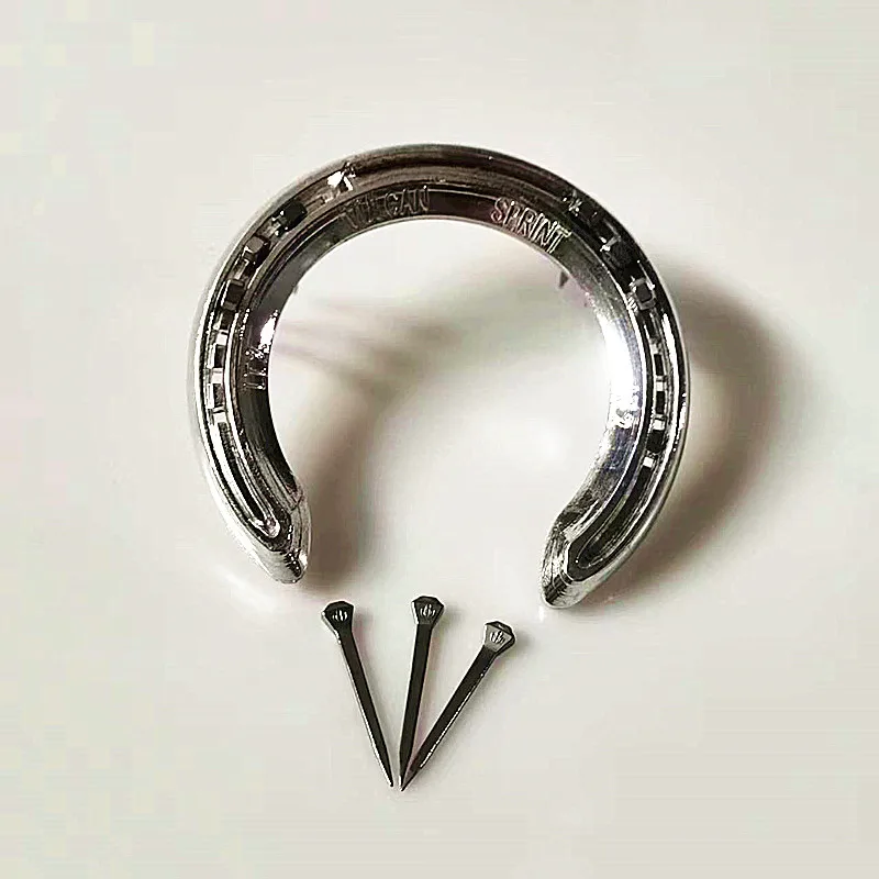 4 soles 24 nails Aluminum alloy horseshoe iron horseshoe speed racing horse shoe nail horse equipment horse harness supplies